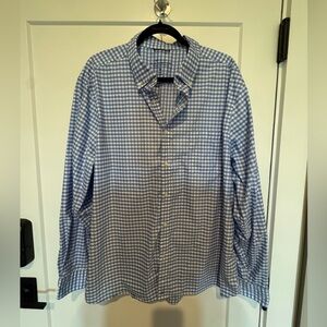 Vineyard Vines Blue and White Gingham Shirt
